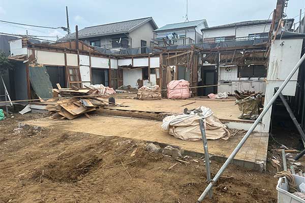 港南台解体工事